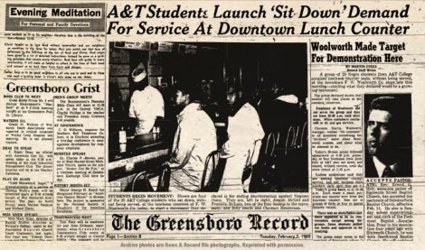 Greensboro lunch-counter sit-in
